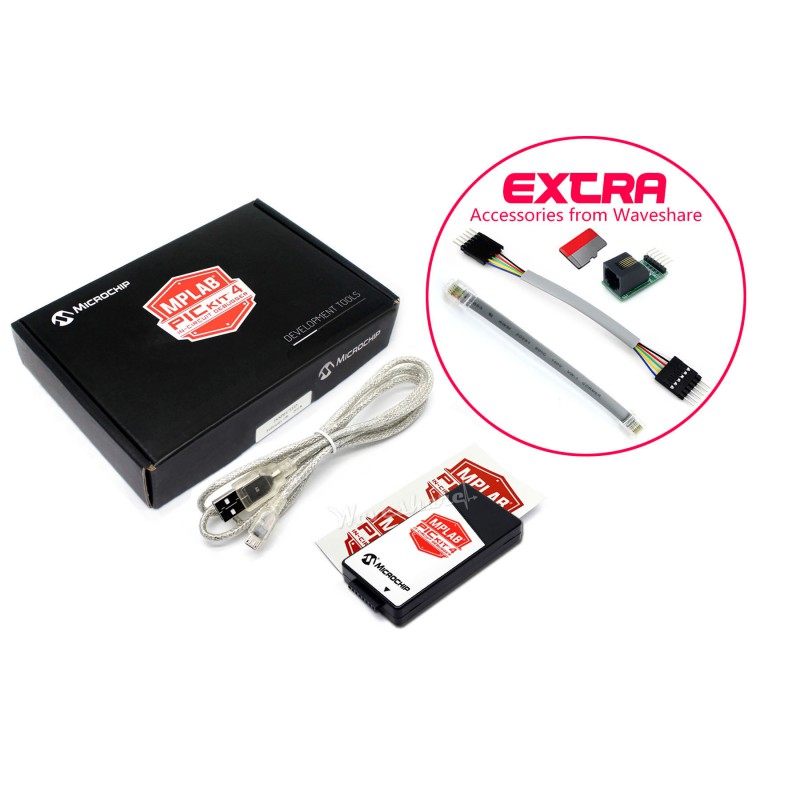 MPLAB PICkit 4 In-Circuit Debugger, Programmer-to-Go