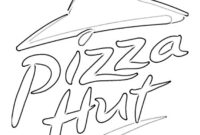 pizza hut coloring pages