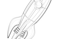 rocket ship coloring pages