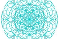 coloriage rosace a imprimer