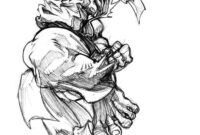 dessins ryu acolorier