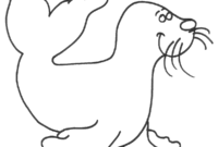 seal coloring pages seal coloring pages