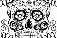 day of dead coloring pages day of dead coloring pages