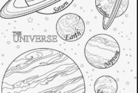 kindergarten solar system coloring pages
