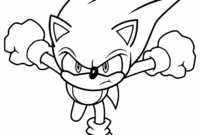 sonic running coloring pages sonic running coloring pages