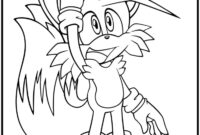 tails the fox coloring pages tails the fox coloring pages