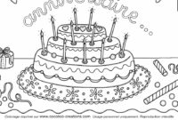 bon anniversaire papa coloriage