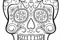 dia de los muertos color page