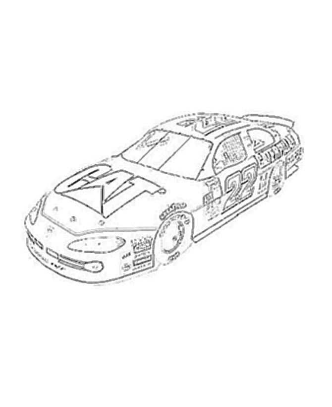 Nascar Coloring Pages For Kids - Coloring Home