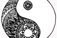 yin yang coloring page yin yang coloring page