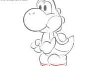 dessin de yoshi facile dessin de yoshi facile