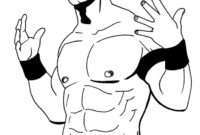 wwe wrestling coloring pages