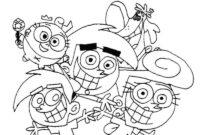 the fairly oddparents coloring pages