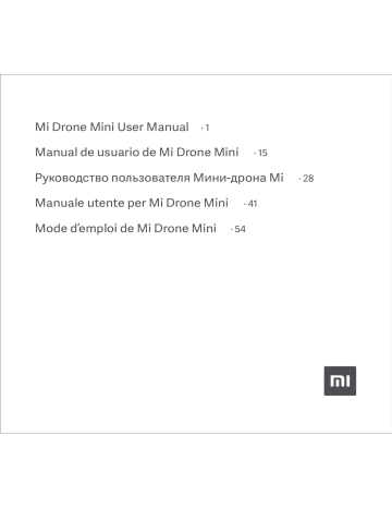 Xiaomi Mi Drone Mini User Manual | Manualzz