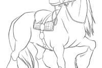 breyer horse coloring pages