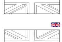 drapeau anglais a colorier imprimer
