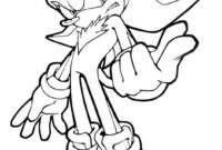 sonic and shadow coloring pages sonic and shadow coloring pages