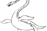 loch ness monster coloring pages