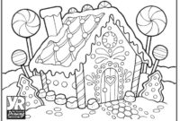 gingerbread house coloring pages gingerbread house coloring pages