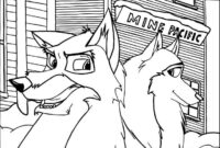 federico and the wolf coloring page federico and the wolf coloring page