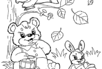 forest animal coloring pages