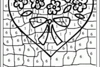 color by number coloring pages hard