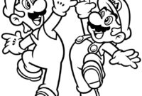 mario character coloring pages