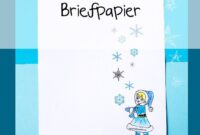 briefpapier fur kinder