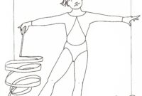 gymnastics color pages gymnastics color pages