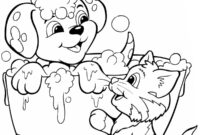 puppy and kitten coloring pages puppy and kitten coloring pages
