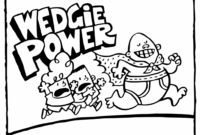 coloring pages of captain underpants