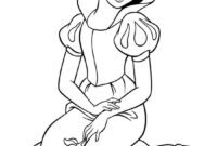 snow white color pages snow white color pages