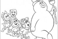 frosty the snowman coloring pages