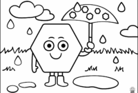 hexagon coloring pages