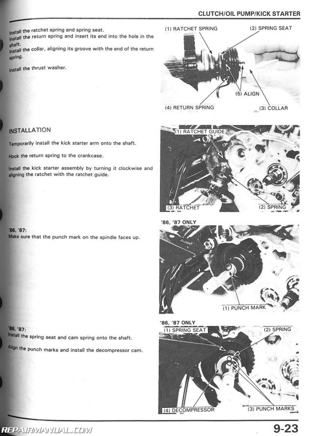 Honda Scrambler 350 Service Manual