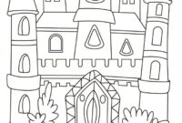 princess and castle coloring pages