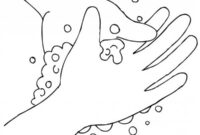 wash your hands coloring page wash your hands coloring page