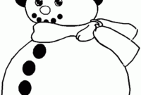 free snowman printable