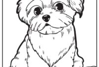 puppy pictures to color and print
