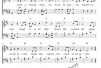 guten abend gute nacht noten