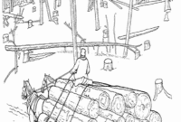 country farm coloring pages