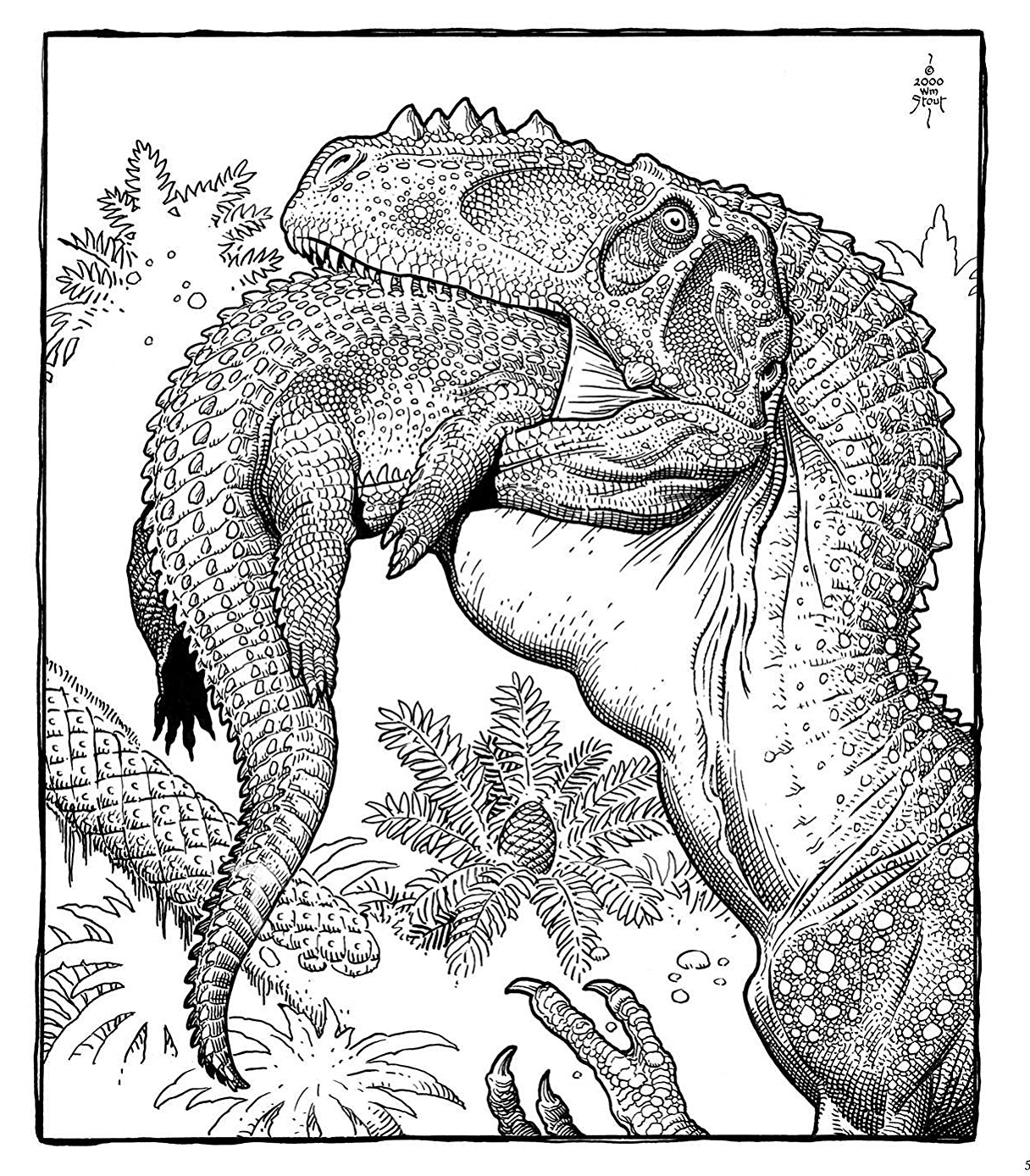 Carnotaurus Coloring Page at GetDrawings | Free download