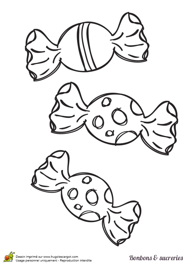 Coloriage Bonbon Haribo | danieguto