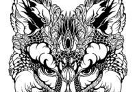 coloriage magique renard