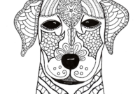 dog face coloring page dog face coloring page