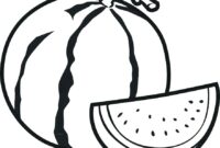 cute watermelon coloring page cute watermelon coloring page
