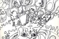 trippy cartoon coloring pages trippy cartoon coloring pages