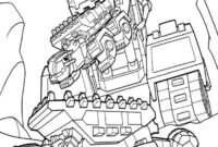 dino trucks coloring pages