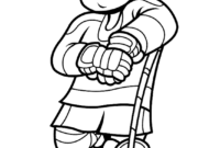 hockey coloring pages