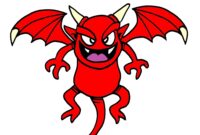 view dessin diable facile images